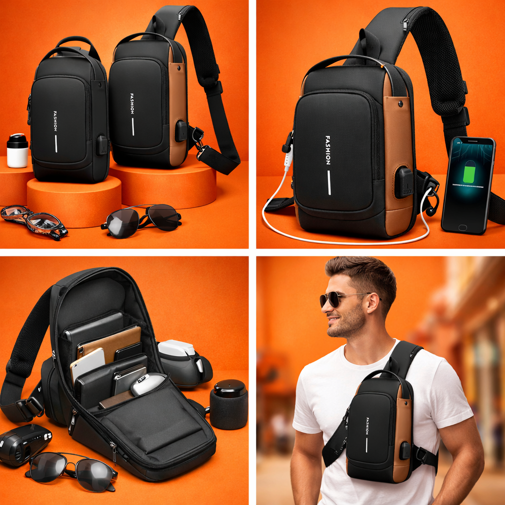 حقيبة السفر الفاخرة المضادة للسرقة – الأمان والأناقة في كل رحلة