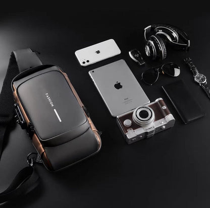 حقيبة السفر الفاخرة المضادة للسرقة – الأمان والأناقة في كل رحلة